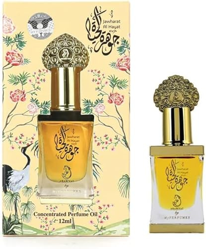 Arabiyat Jawharat Al Hayat Concentrated Perfume Oil For Women and Men (Unisex), 12ml Made in UAE