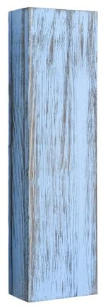 Folpus Jardinière Murale en Bois, Vase en Bois pour Plantes d'intérieur, Fleurs séchées, Fausses Plantes Vertes, jardinière Suspendue en Bois pour, Bleu