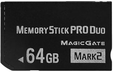 HUIERHUI High-Speed 64GB Memory Stick Pro Duo Mark2 - for PSP and Camera Memory Cards