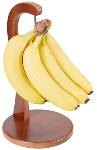 SJBFOOXB Banana Holder Stand Wood- Bananas Hanger Stands Wooden