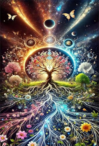 Puzzle per Adulti,100x70 cm,2000 pezzi puzzle per adulti,Regalo DIY Puzzles,Collezione Educativo Classico Creativo puzzles Albero della vita fantasy