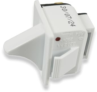 Distri+ - Bouton/interrupteur marche-arrêt pour lumière de réfrigérateur-congélateur-freezer - compatible avec Beko et multimarques - alternative aux réfs d'origine 4094920285, 4094920200, C00908084