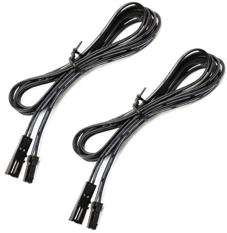 2 Stück LED Verlängerungskabel,LED Kabel,2 Meter, Mit Mini-Stecker,Geeignet Für Schrankbeleuchtung, Deckenbeleuchtung, Küchenbeleuchtung Und Beleuchtung,Verlängerungskabel