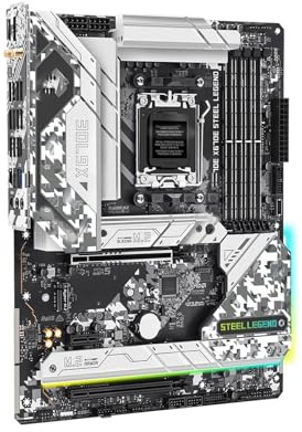 Gaming Motherboard Fit For ASRock X670E Steel Legend Motherboard ATX X670 Socket AM5 DDR5 SATA3 M.2 HDMI DP WIFI For Ryzen 7000/8000/9000 Series