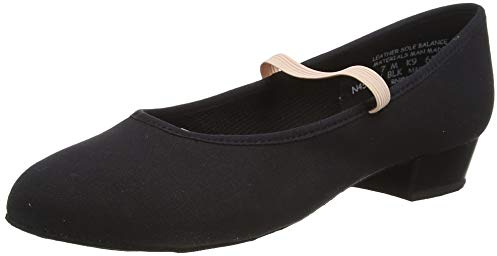 Capezio Academy Damen Schuh mit 2,5 cm Absatz, Schwarz, 10 m