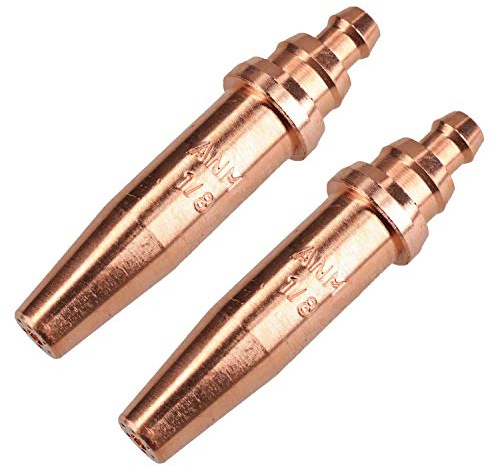ANM Oxy Acetylene Gas Cutting Nozzle Tip Standard Length 1/8 190-300mm 2pk