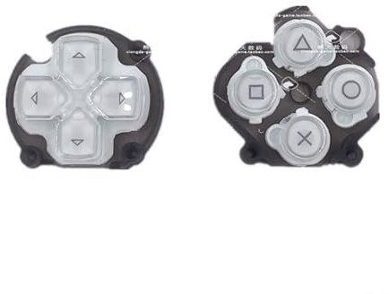 Botón de dirección D-Pad de repuesto ABXY tecla izquierda derecha para consola PS Vita 2000 PSV 2000, color blanco