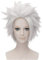 Ursula Wig Rick Morty Rick Sanchez Cosplay Wigs Short Layered Silver Heat Resistant Synthetic Hair Costume Party Wigs + Wig Cap