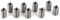 10 Stück Gewindereparatureinsatz, M6 X 1 Bis M4 X 0,7 Reduzierschraubenbefestigung, Phillips-Gewindehülsen für Mechanische Geräte (10 Mm Lang) Nuss