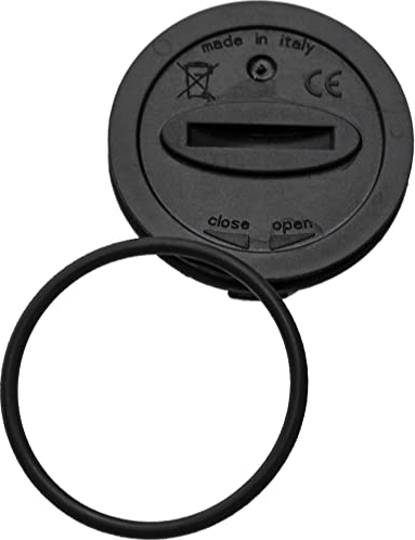 Cressi Unisex-Adult O-Ring + Cap Big Screen Computer Gehäuseschrauben, Schwarz, ONE Size