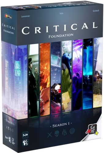 GIGAMIC Critical: Foundation (Staffel 1) | Rollenspiel für Teenager und Erwachsene | ab 14 Jahren | 2 bis 5 Spieler | 30 Minuten