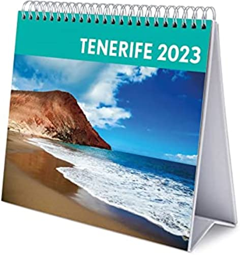 Grupo Erik Tischkalender 2023 - Teneriffa Kalender 2023 Tischkalender - Tischkalender 2023 Quer Format - Tischkalender 2023 zum Aufstellen - FSC zertifiziert - Offizielle Lizenz, CS23030