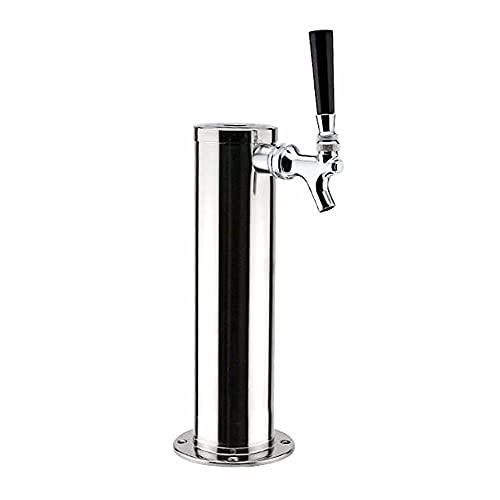 Dispensador de cerveza con grifo de acero inoxidable para cerveza, columna de chancro, dispensador redondo, columna de cerveza, dispensador de bebidas