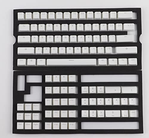 Ducky Keycaps de Layout Double-Shot - ABS Keycaps Set - Tastenkappen für Mechanische Tastatur Cherry MX Switches - 108 Tasten - US-Layout