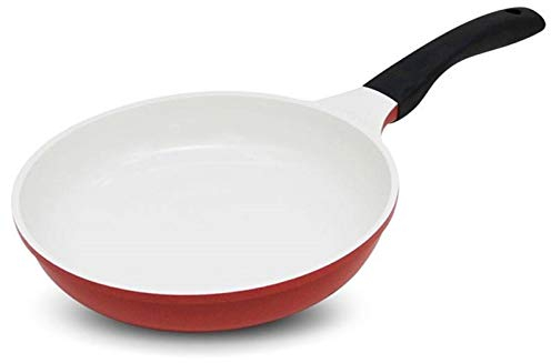 YANYUESHOP Sartén Antiadherente De Cobre con Revestimiento De Cerámica Y Cocción De Inducción, Sartén De Cerámica Apta para Horno Y Lavavajillas (Tamaño : A)