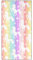 Violetpos Schnell Trocknende und Leichte Strand Handtücher Strandtuch groß 90x180 cm Schnelltrocknendes Mikrofaser Bedrucktes mit Regenbogenstreifen Sterne Einhörner