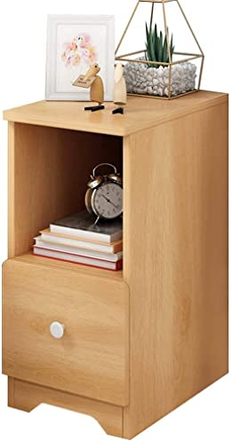 WIQUYBML Ahorn 25X32X45cm Schlafzimmer Nachtschrank Massivholz Schlafzimmer Haushaltsschließfach Einfach verdicken Arbeitszimmer Einzelpumpe Badezimmer Wohnzimmer Korridor (Color : White, S