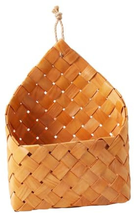 BESPORTBLE Panier Suspendu Naturel pour Plantes Succulentes Décoration Murale Élégante Et Organisateur De Magazines Intérieur