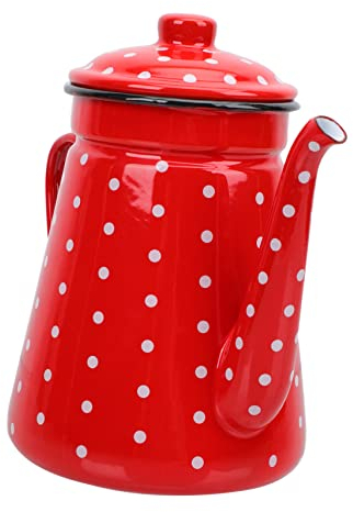 Emaille-Topf, Edelstahl-Espressomaschine, Kaffee-Espresso-Espressomaschinen für zu Hause, Heizung, Teekessel, Tee-Sets für Frauen, elektrischer Wasserkocher, Emaille-Kaffeekanne, Haushalts-Wasserko