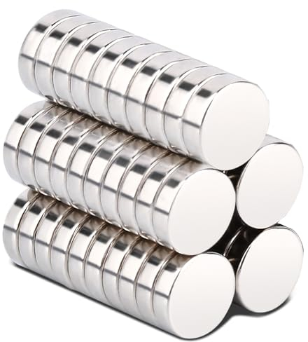 MIN CI 7x2mm Neodym Magnet Magnete Klein Stark, 50Stück Mini Magnete Flach, Magneten, Rund Magnet Kaufen Starke Magnete für Magnettafel Pinnwand