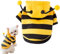 Costume di Halloween per cani di piccola taglia e gatto, costume travestimento Carnevale da Ape Insetto per cane, costume per Halloween e travestimento per animali domestici, taglia M