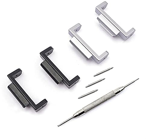 NVVVNX 1 Paar ABS-Stecker-Adapter für GA-110/100/120 GD-100/110/120 GA2100 DW-5600 GX-56BB Uhrenzubehör, 16 x 22 mm, Einheitsgröße, Achat