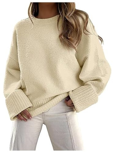 BMKKTOP t-Shirt da Donna con Manica arrotolata Maglione Donna Invernale Abito in Lino Donna Magliette Filo di Felpe Donna firmate Outlet Scozia Vestito Lino Maglioni Uomo Invernali Lana Regalo
