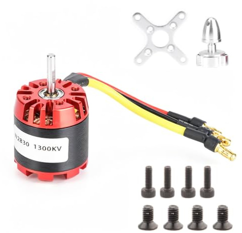 Motore brushless, N2830 1300KV 250W Kit motore brushless con rotore esterno RC in metallo per motore aereo RC per aerei a 4 assi 2-4S Lipo A2212
