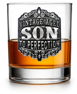 De Walden Son Birthday Whisky Vodka Rum Spirits Glass Personalised Engraved Unique Gift