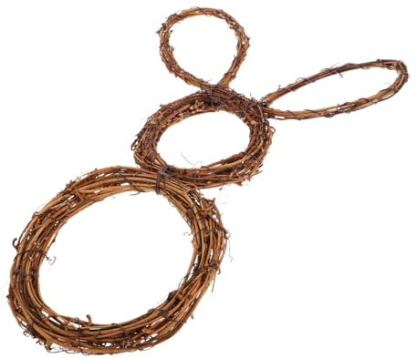 Gatuida Hasenkranz Aus Rattan Natürlicher Rankenkranz Für Den Garten Faltbarer Osterkranz Aus Hasenrankenzweigen Weinrebenkranz Für Türdeko Für Feiertage Und Hochzeiten