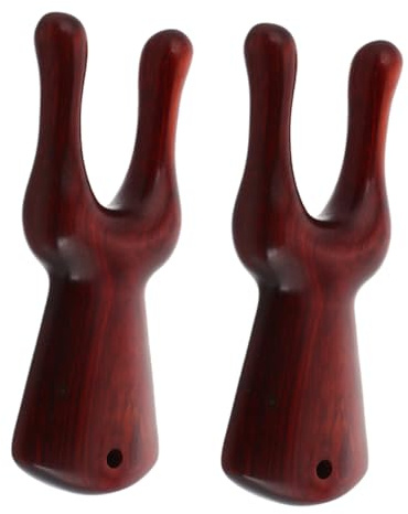 VALICLUD 2stücke Handheld Nasen Und Gesichtsmassagegerät Aus Holz Tragbarer Nasen-akupunkt- Manuelles Gua Sha-werkzeug Für