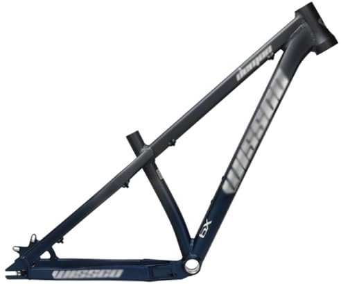 ZECHAO 14 Zoll Mountainbike Rahmen, Schnellspanner Land Slope Rahmen XC-Geländewagen 26/27,5 Zoll Aluminiumlegierung 68 Mm Gewindetyp(Black Blue)