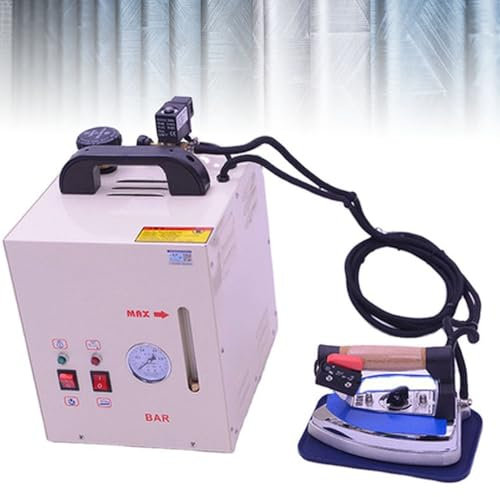 Plancha de Vapor Profesional, Plancha Eléctrica para Cortinas, Plancha de Vapor Eléctrica, Vaporizador de Ropa, Máquina de Planchado Colgante de 4 L, para Fábricas de Ropa, Lavanderías y Hoteles