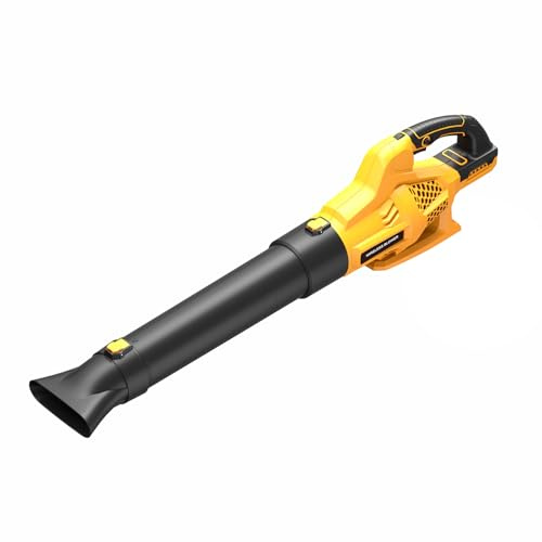 Gruecoinno Cordless Leaf Blower for Dewalt 18V Battery, 500CFM/150MPH Handheld Leaf Blower for Blowing Leaves,Dust,Snow, Lawn Care,Patio Cleaning (Battery Not Included)