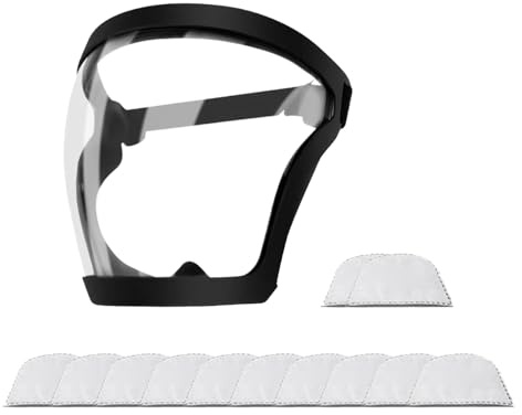 Advantage Face Shield - Arbeitsschutzhaube | High Definition Full Face Transparent Shield | Sicherheitsgesichtsabdeckung Für Bau, Schweißen, Küche, Lebensmittelherstellung | Langlebiger, Klarer Und At