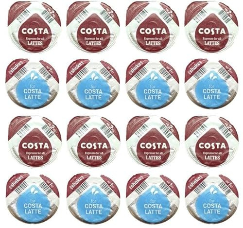 50 x Compatible with Tassimo Machines Costa Latte T-Discs Coffee & Milk Pods 25 Drinks / 50 T-Discs - LOOSE