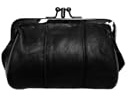 maynowax Porte Monnais - Porte Carte Femme en Cuir Souple avec Fermoir Clic Clac et avec 2 Compartiment