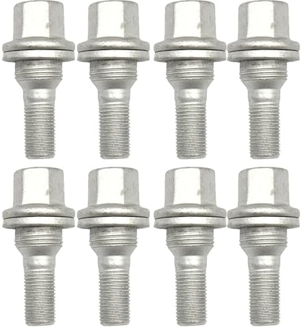 8 Stück Radbolzen Radschraube M12x1,25 9817024580 für Citroen Peugeot silber