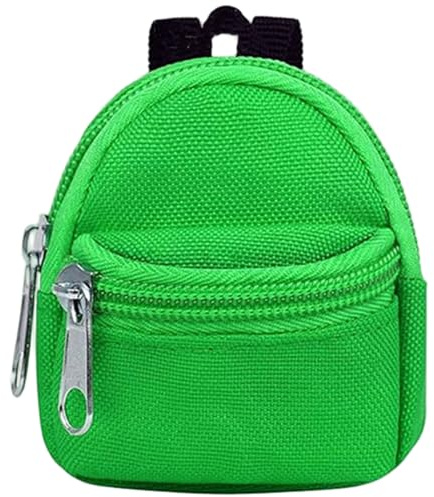Bemonew Mini-Rucksack Schultasche Mini-Spielzeug für Puppen Stoffbeutel Dekoration für Zuhause Schule Puppenhauszubehör