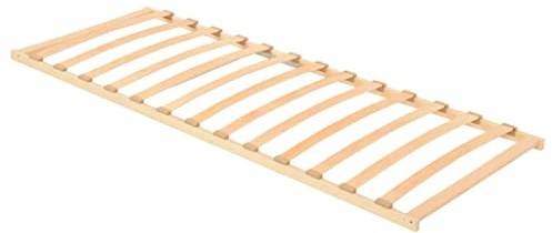 mzdioop Lattenrost mit 13 Latten aus Buchenholz 70x200 cm, Robustes Birkenholz, SBS-Gummikappen, für Matratze und Bettrahmen, einfache Montage, Stabiler Bettrahmen für erholsamen Schlaf