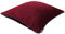 McAlister Textiles Matter Samt | Sofakissen mit Füllung in Weinrot | 60 x 60cm | erhältlich in 25 Farben | griffester Samt edel paspeliert | pralles Samtkissen