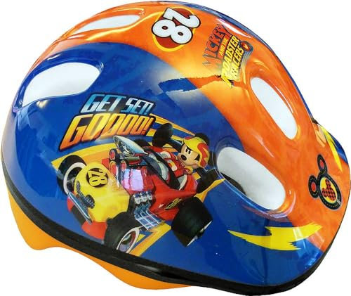 TATAWAY 002208041 Helme Skate Disney Montant 54/58 S/M Mixte, Arancio, Taille Unique