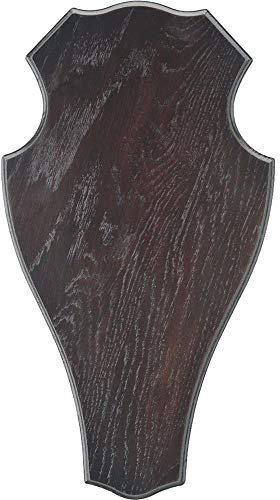 EUROHUNT Trophäenbrett Hirschschild Eiche 1 (Dunkel/29x17 cm)