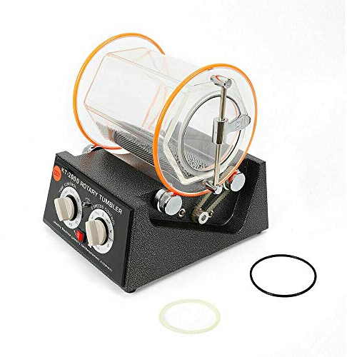 SENDERPICK Schmuck Poliermaschine, Professionelle Tumbler Rotary Tumbler Schmuck Polierer Polierstahlkugeln Finisher 5 kg Kapazität