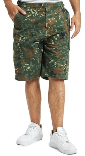 Brandit BDU Ripstop Shorts, Farbe: Flecktarn, Größe: 6XL