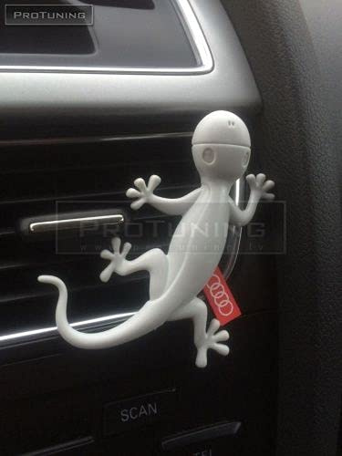 Grauer Gecko-Lufterfrischer-Scent Kiefernnadeln/orange Duft echt neu