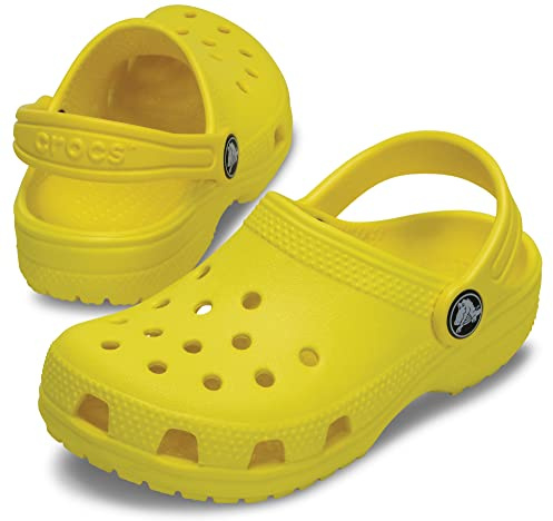 Crocs Unisex Kinder Classic Clog K Holzschuh, Lemon, 36/37 EU