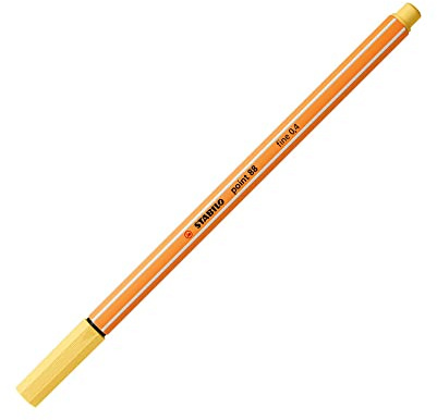 STABILO Fineliner - point 88 - Pack of 1 - Light Yellow