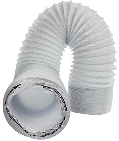 Spares2go Entlüftungsschlauch-Verlängerungsrohr, Abluftschlauch Luftschlauch, kompatibel mit Whirlpool Klimaanlage (6 m)