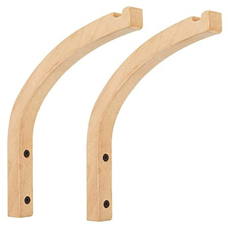 Evarbuild Ganci da Parete in Legno, Appendini per Piante da Interno, Ganci per Fiori e Campanelli Appesi